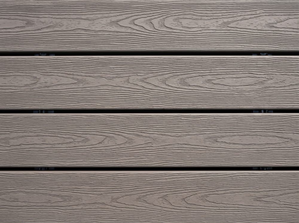 Composite decking boards — indicative grain and colour